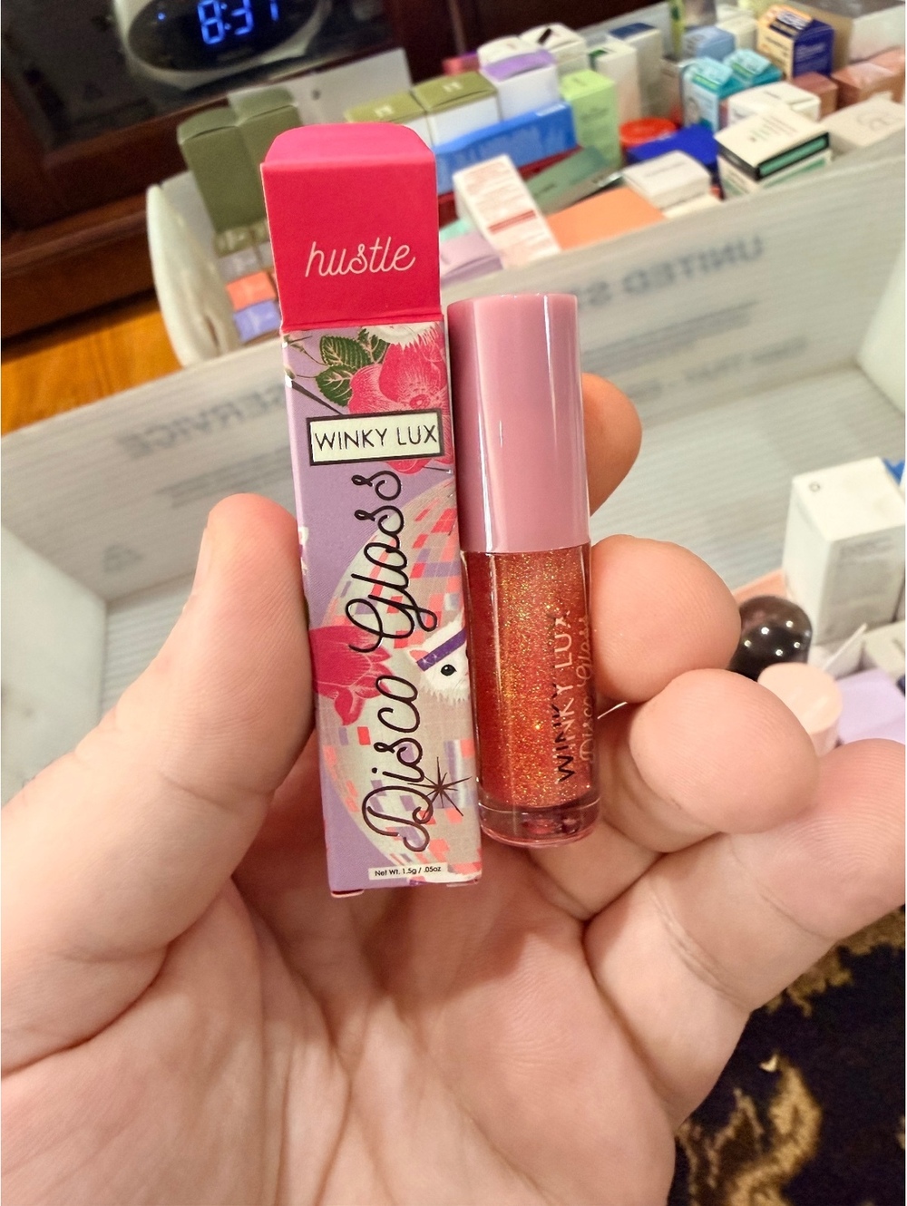 Winky Lux Disco Gloss Lip Gloss in Hustle